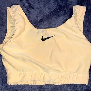 Light yellow vintage sports bra